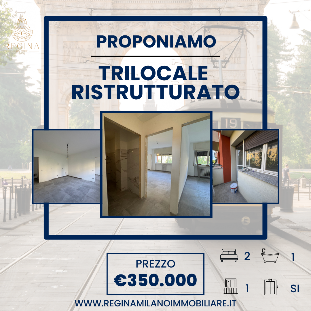 TRILOCALE VIA RAVENNA 24 MILANO